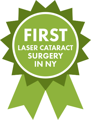 Green Ribbon: First Laser Cataract Surgery in NY