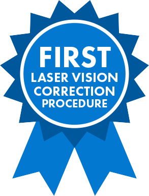 Blue Ribbon: First Laser Vision Correction Procedure